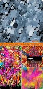 Geometrical hexagon Vector background