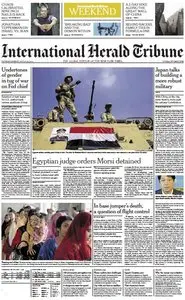 International Herald Tribune Asia from Saturday, 27. July 2013