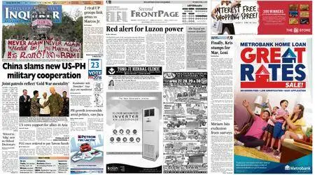 Philippine Daily Inquirer – April 16, 2016