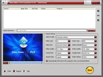 Plato Video to FLV Converter v4.78