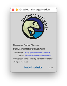 Monterey Cache Cleaner 17.0.1 macOS