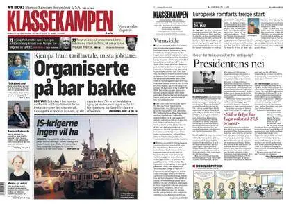 Klassekampen – 30. mai 2018