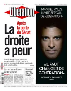 Liberation du Mardi 27 Septembre 2011 