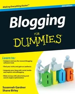 Blogging For Dummies by Susannah Gardner [Repost]