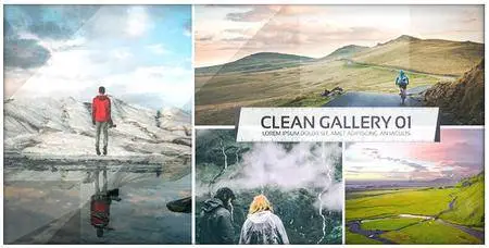 Clean Photo Gallery - Image Slide Opener - Project for After Effects (VideoHive)