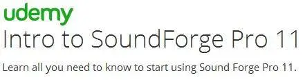 Intro to SoundForge Pro 11