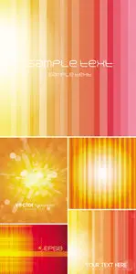 Orange Abstract Backgrounds Vector