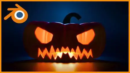 Blender 3D: Create A Jack-O'-Lantern Scene