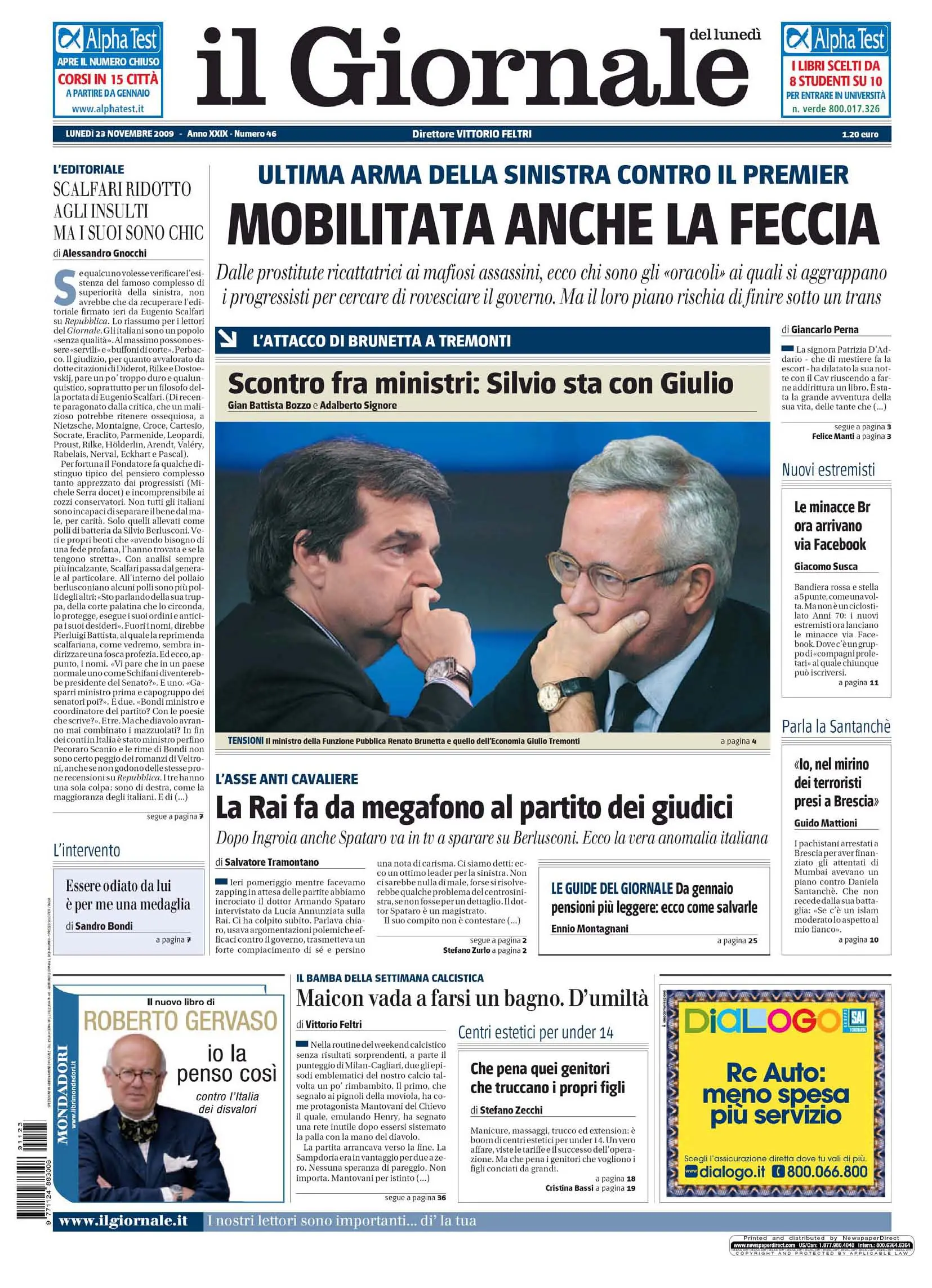 Il Giornale 23 11 2009