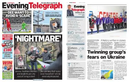 Evening Telegraph Late Edition – February 14, 2022