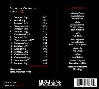 Giovanni Valentini - ACRONYM - Oddities and Trifles: The Very Peculiar Instrumental Music of Giovanni Valentini (2015)