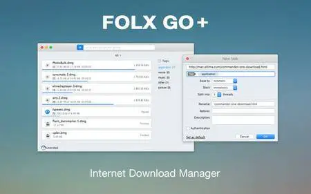 Folx GO+ 5.1 Mac OS X