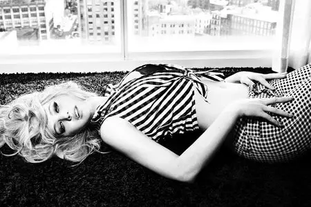 Jennifer Lawrence by Ellen von Unwerth for UK Vanity Fair February 2013