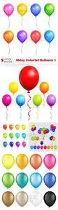 Vectors - Shiny Colorful Balloons 7