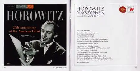 Vladimir Horowitz - Horowitz Plays Scriabin - Remastered (2015) {3CD Sony Classical 88875 038372}