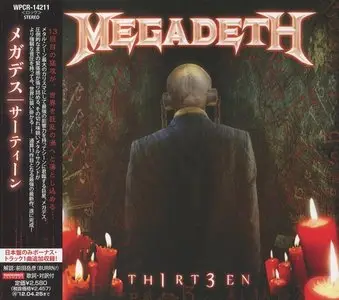 Megadeth - Th1rt3en (2011) (Japan WPCR-14211) RE-UP