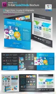 GraphicRiver Socialidea Tri-fold Social Media Brochure