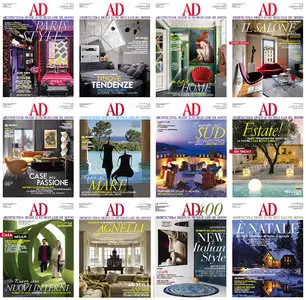 AD Architectural Digest - 2014 Full Year Issues Collection