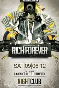 GraphicRiver Rich Forever Party Flayer