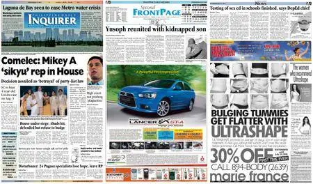 Philippine Daily Inquirer – July 21, 2010