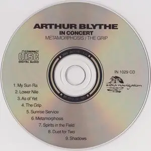 Arthur Blythe - In Concert: Metamorphosis / The Grip (1991)