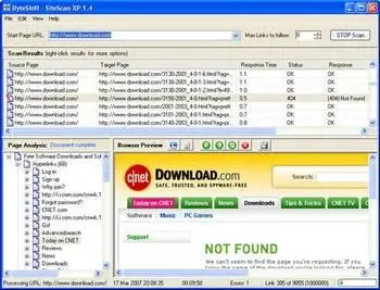 ByteShift SiteScan XP v2.0