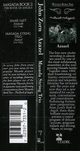 John Zorn & Masada String Trio - Azazel: Book of Angels, Volume 2 (2005) {Tzadik TZ 7351}