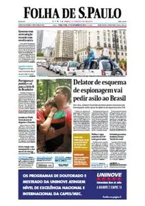 Jornal Folha de São Paulo - 17 de dezembro de 2013 - Terça