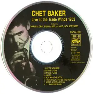 Chet Baker - Live At The Trade Winds 1952 (1991) {Fresh Sound FSCD-1001}
