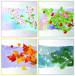 Stock Vector - Seasons 2