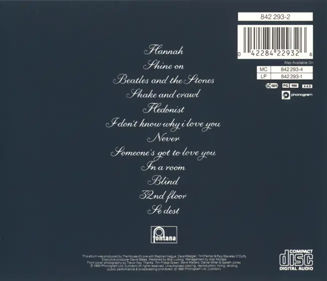 The House Of Love - The House Of Love (Repress french edition) (1990)