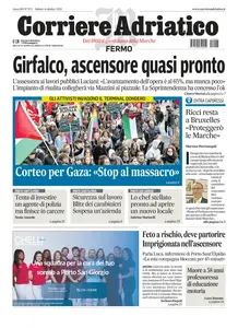 Corriere Adriatico Fermo - 4 Ottobre 2025