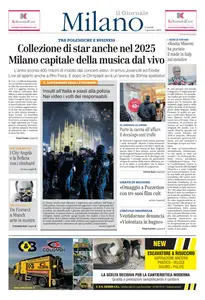 il Giornale Milano - 3 Gennaio 2025