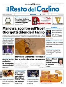 Il Resto del Carlino Ancona - 7 Novembre 2025