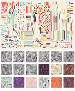 EE - Glitched   Vector Patterns   Vol. 03 F546ADN