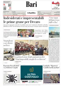 la Repubblica Bari - 10 Settembre 2025