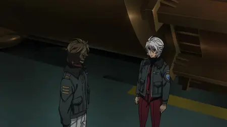 Star Blazers Space Battleship Yamato 3199 EP09 Friendship torn apart Yamato break through the subspace gate at all costs