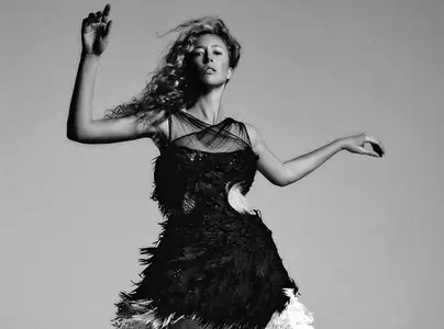 Raquel Zimmermann by Chris Colls for Vogue Brazil August 2024