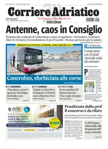 Corriere Adriatico Ancona - 4 Giugno 2025