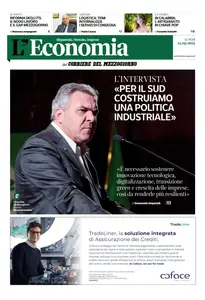 Corriere del Mezzogiorno Campania L'Economia - 15 Settembre 2025