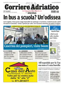 Corriere Adriatico Ancona - 12 Ottobre 2025