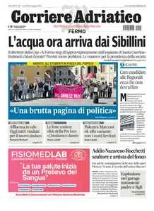 Corriere Adriatico Fermo - 26 Maggio 2025
