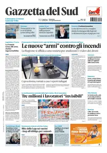 Gazzetta del Sud Catanzaro - 7 Luglio 2024