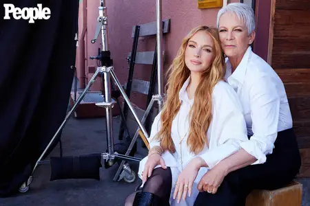 Lindsay Lohan & Jamie Lee Curtis by Alexi Lubomirski for PEOPLE August 4, 2025