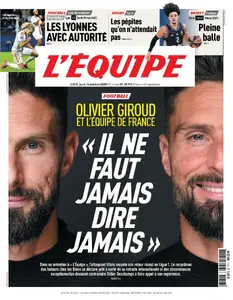 L’equipe du Jeudi 16 Octobre 2025