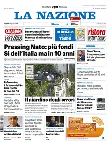 La Nazione Siena - 13 Giugno 2025