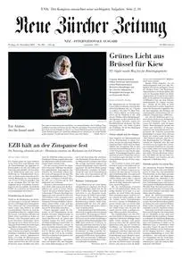Neue Zurcher Zeitung International  - 15 Dezember 2023