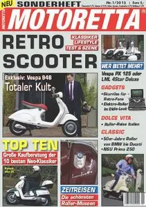 Motoretta Sonderheft Retro Scooter Juni No 01 2013