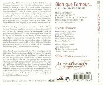 Les Arts Florissants, William Christie - Bien que l'amour...  Airs Sérieux et à Boìre (2016)