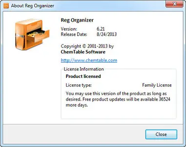 Reg Organizer 6.21 + Portable